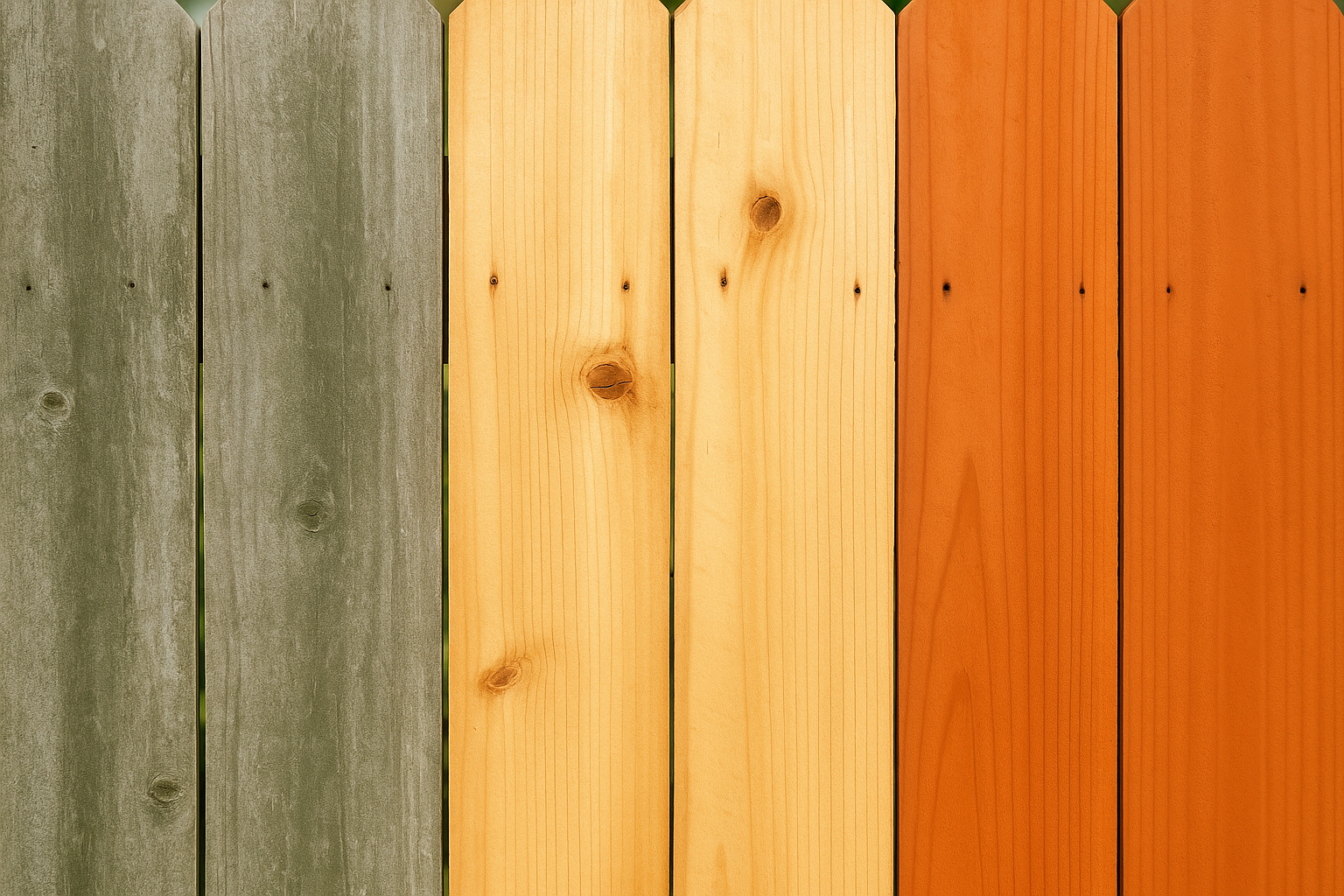 Fence and deck staining/sealing for long-lasting protection.