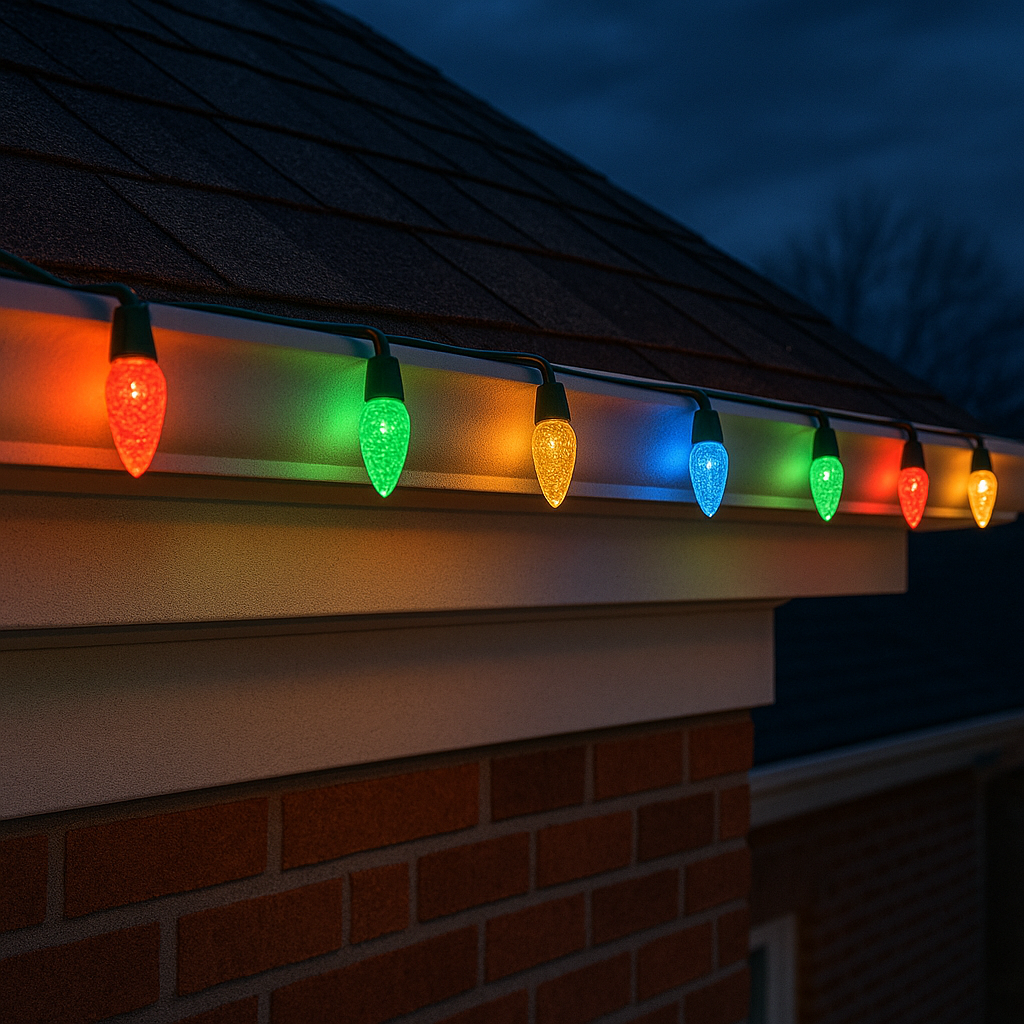 Holiday light installation and takedown.